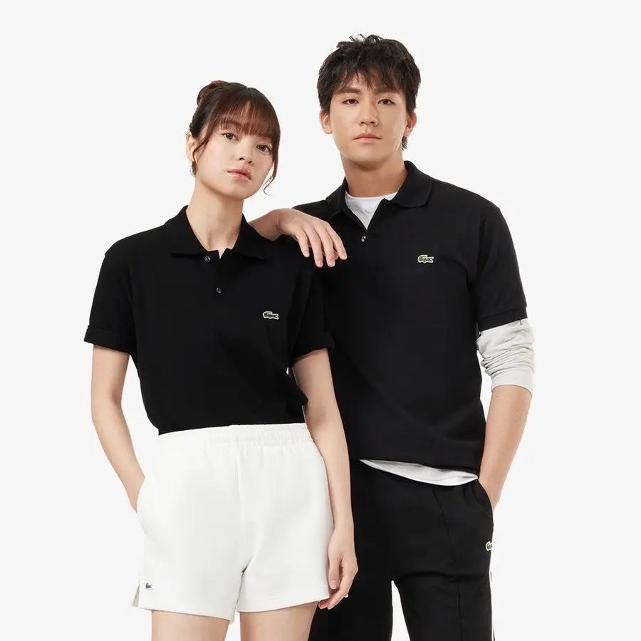 Lacost e Black Logo Work Premium Polo T-Shirt