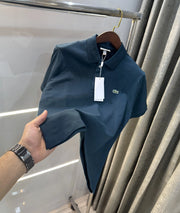 Lacost e Bottle Green Logo Work Premium Polo T-Shirt