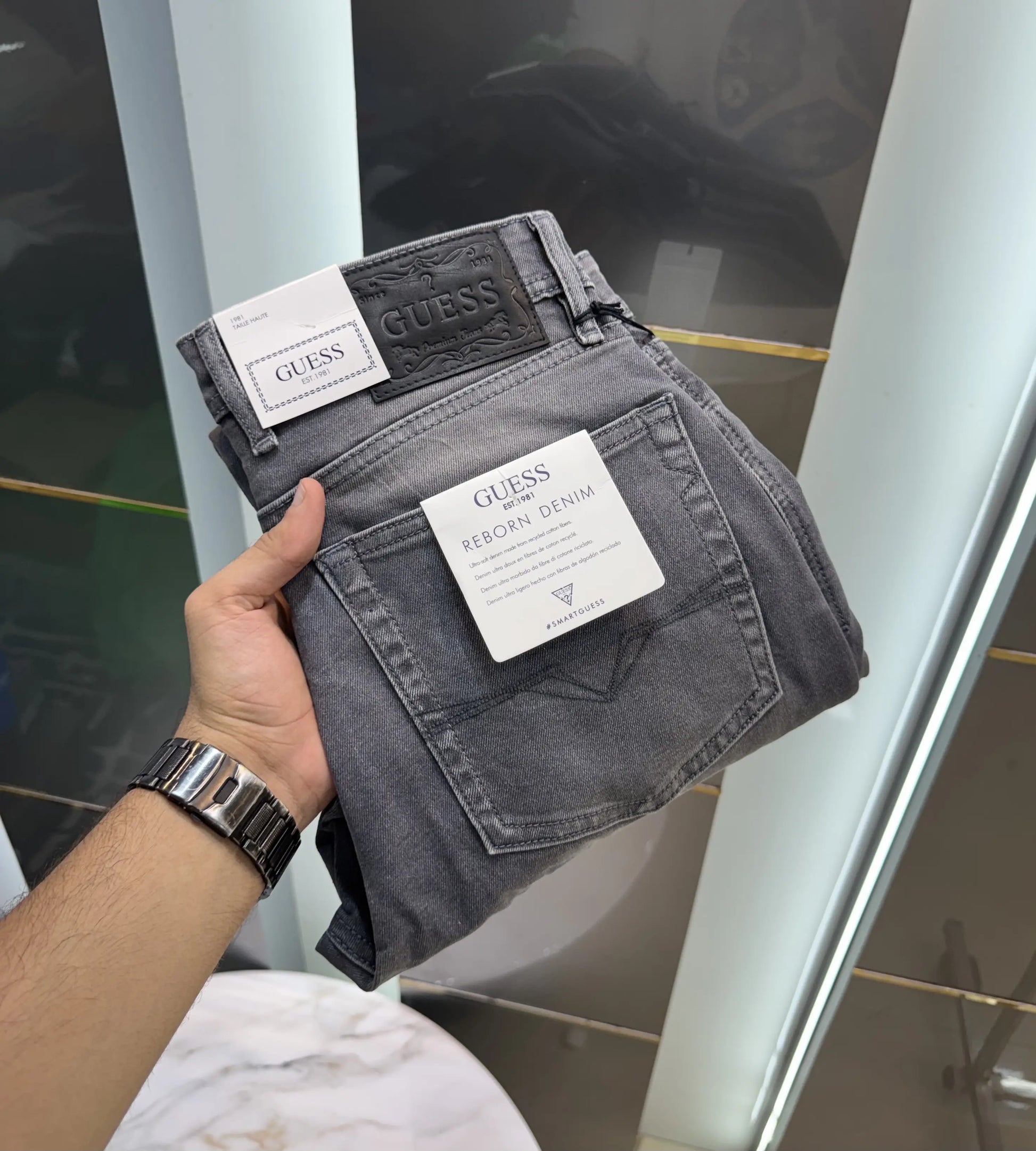 Guess Dark Grey Premium Classic Denim