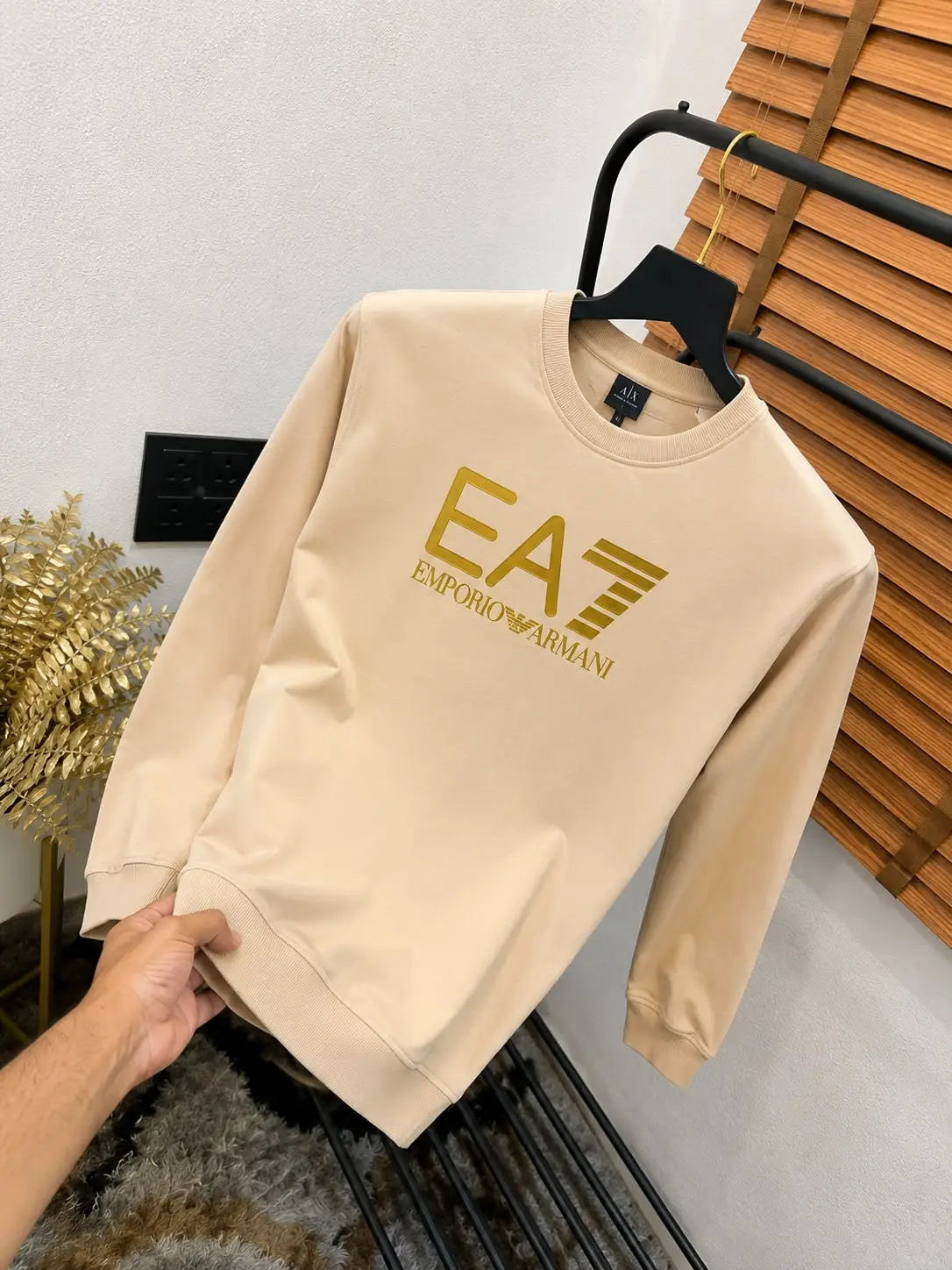 Emporio Arman_i EA7 Rubber Print imported Premium Sweatshirt (DN 004)