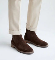 Clarks_Brown Premium Suede Leather Boots
