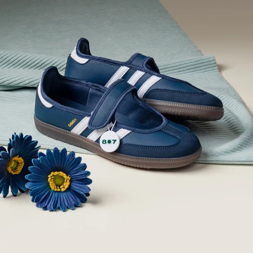 Adidas Samba Jane Blue & White 401