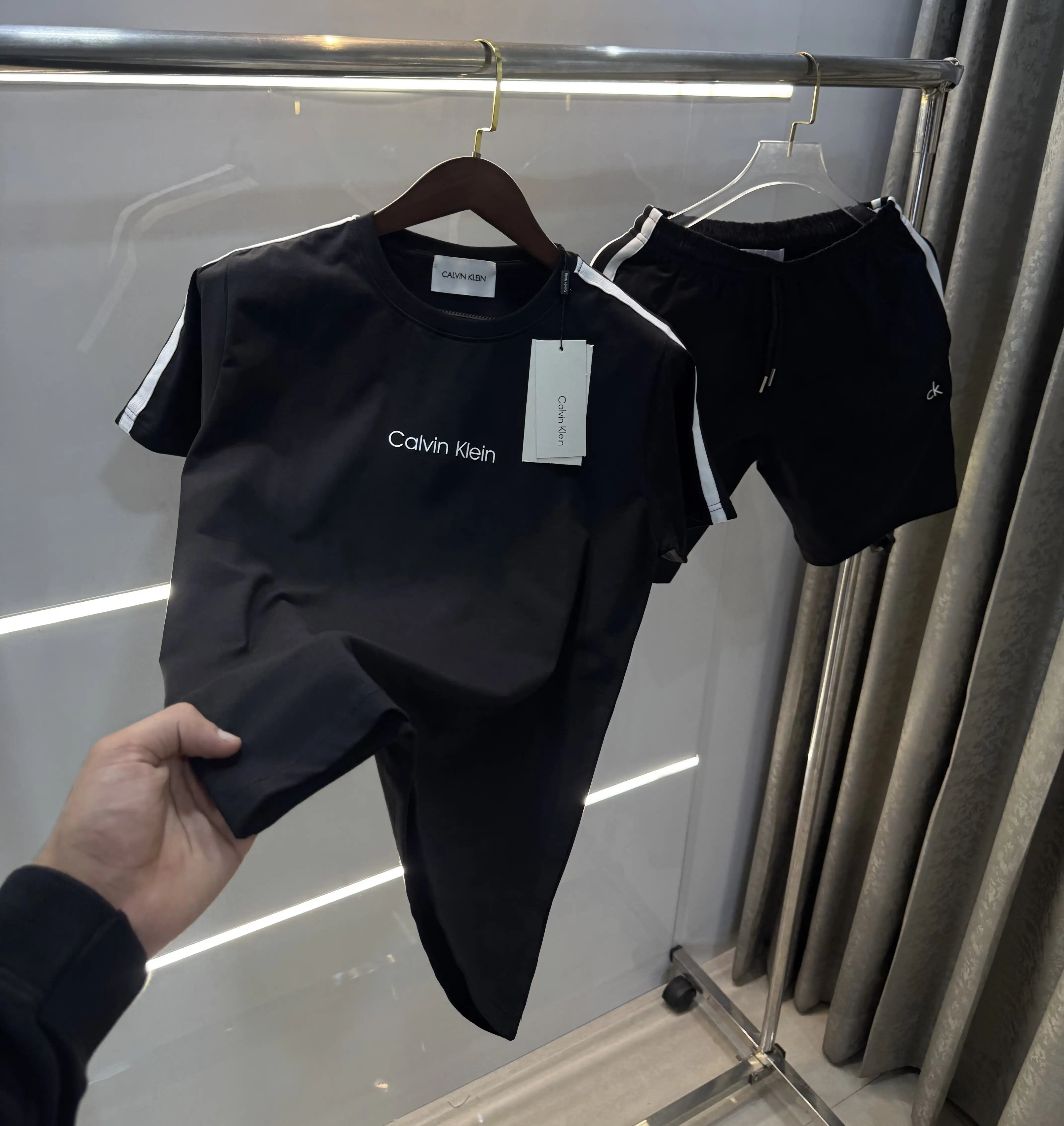 Calvin Klein Black Logo Work Premium Cord Set