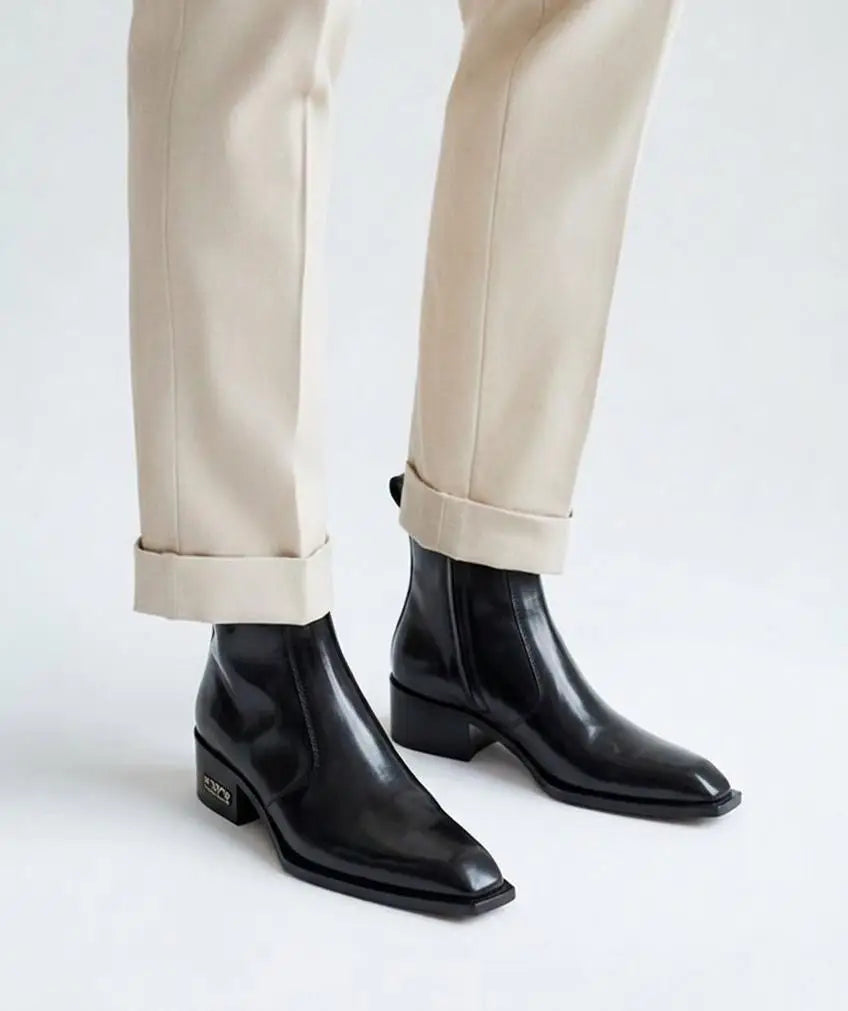 The_Woakes_Pair Luxury Cuban Chelsea Boots
