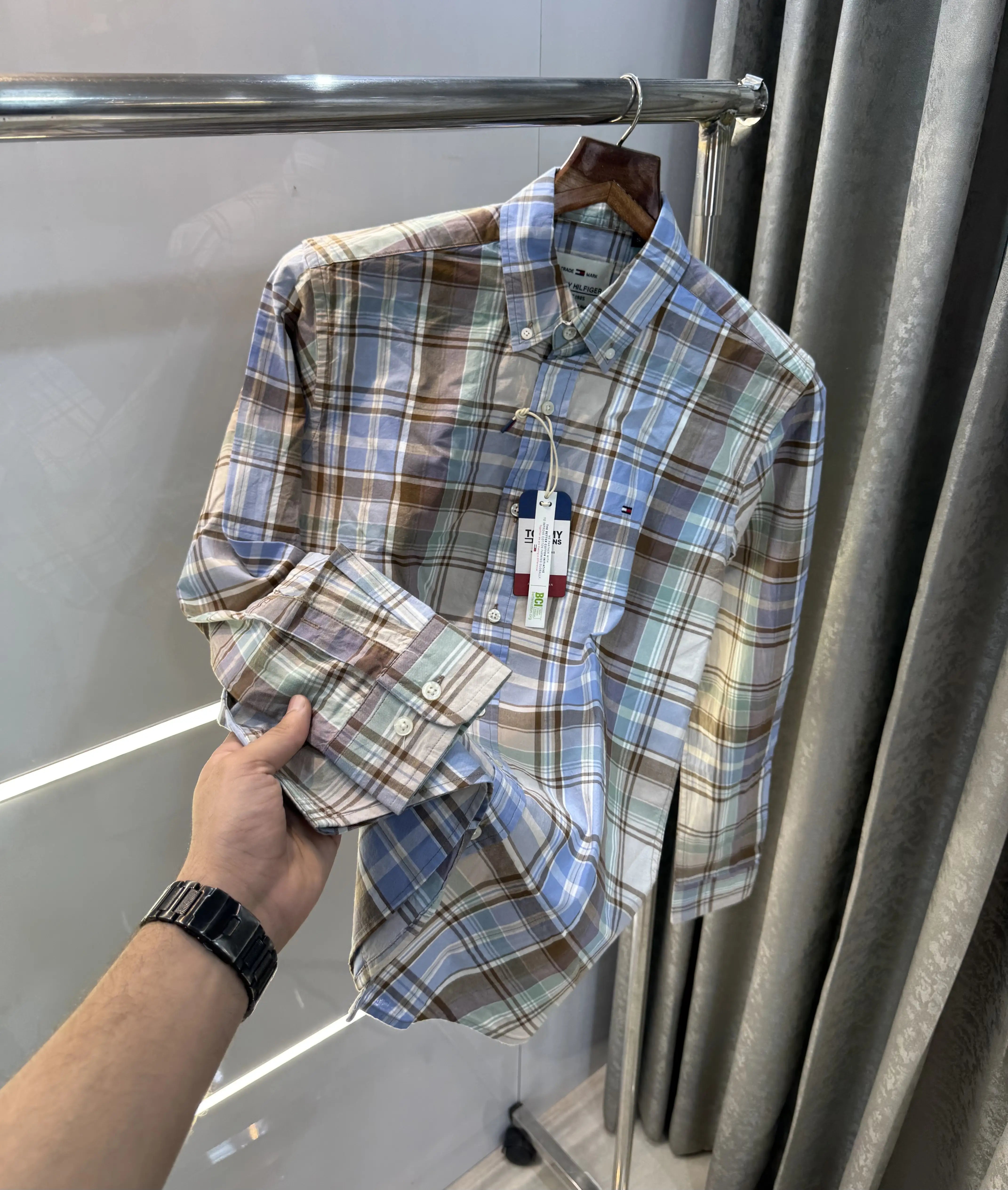 Tommy Hilfiger Brown Oxford Premium Shirt