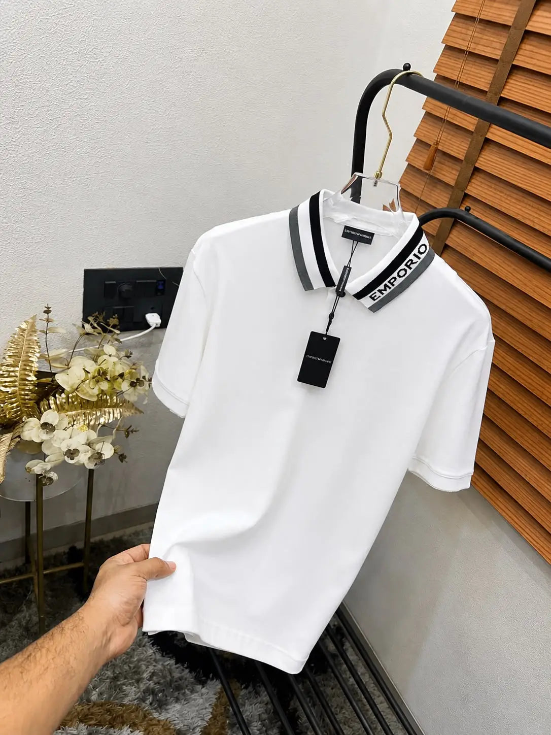 Emporio Arman_i Imported Very Premium Polo T-shirt (DN 553)