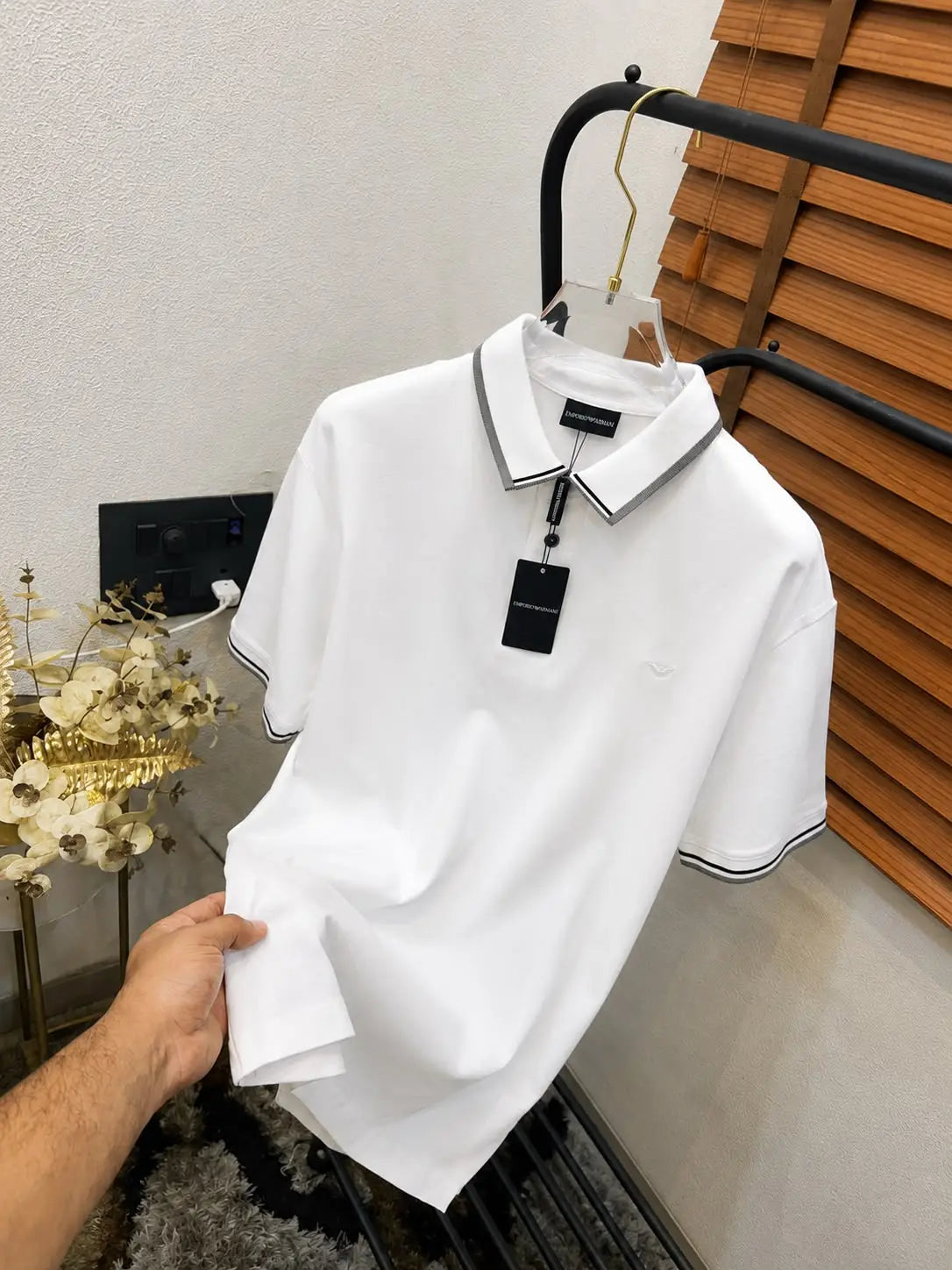 Emporio Arman_i Imported Very Premium Polo T-shirt (DN 553)