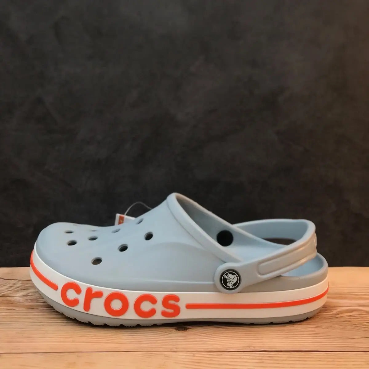 Crocs_Bayaband Clogs Grey Orange