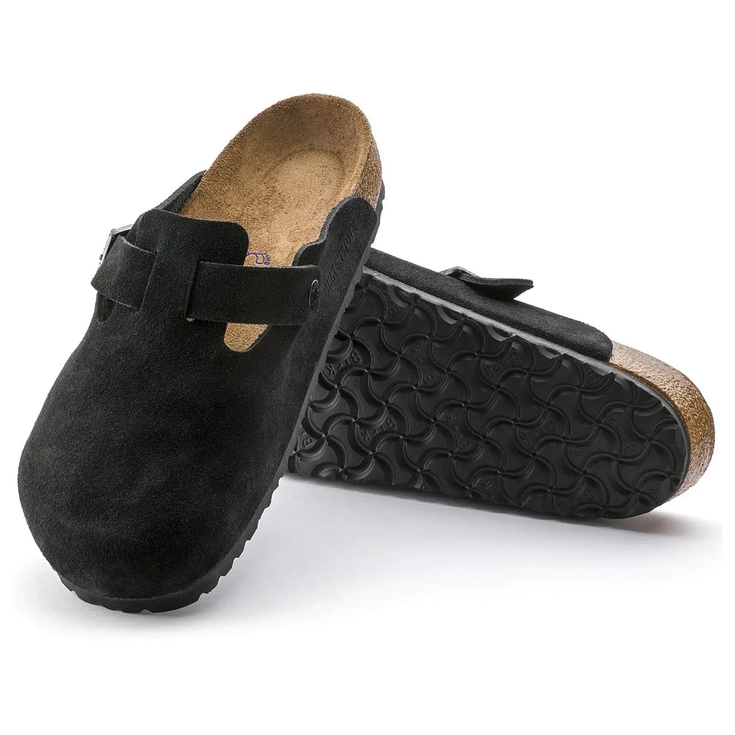 BIRKENSTOCK BOSTON BLACK SUEDE