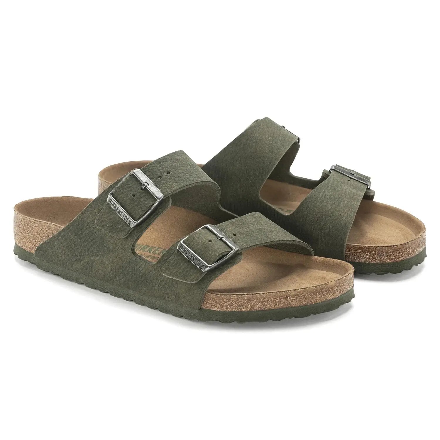 BIRKENSTOCK ARIZONA OLIVE SUEDE
