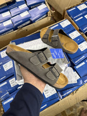 BIRKENSTOCK ARIZONA GREY SUEDE