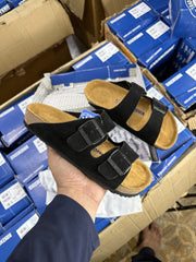 BIRKENSTOCK ARIZONA BLACK SUEDE