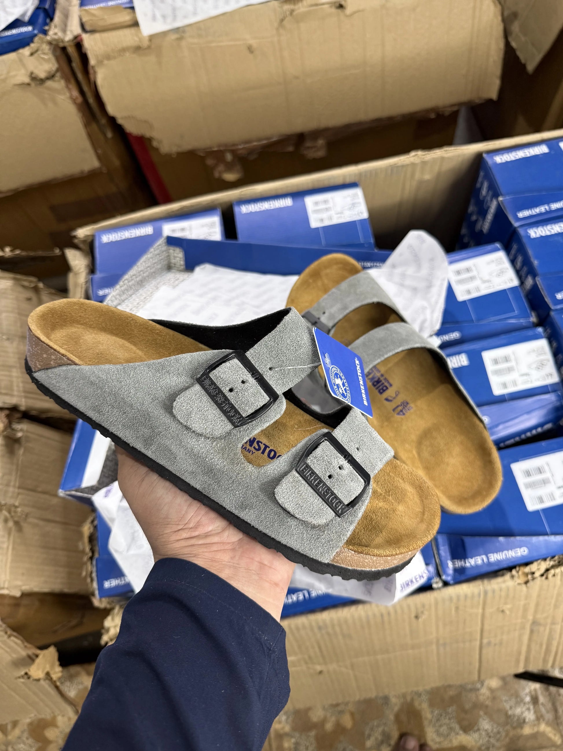 BIRKENSTOCK ARIZONA SEA GREEN