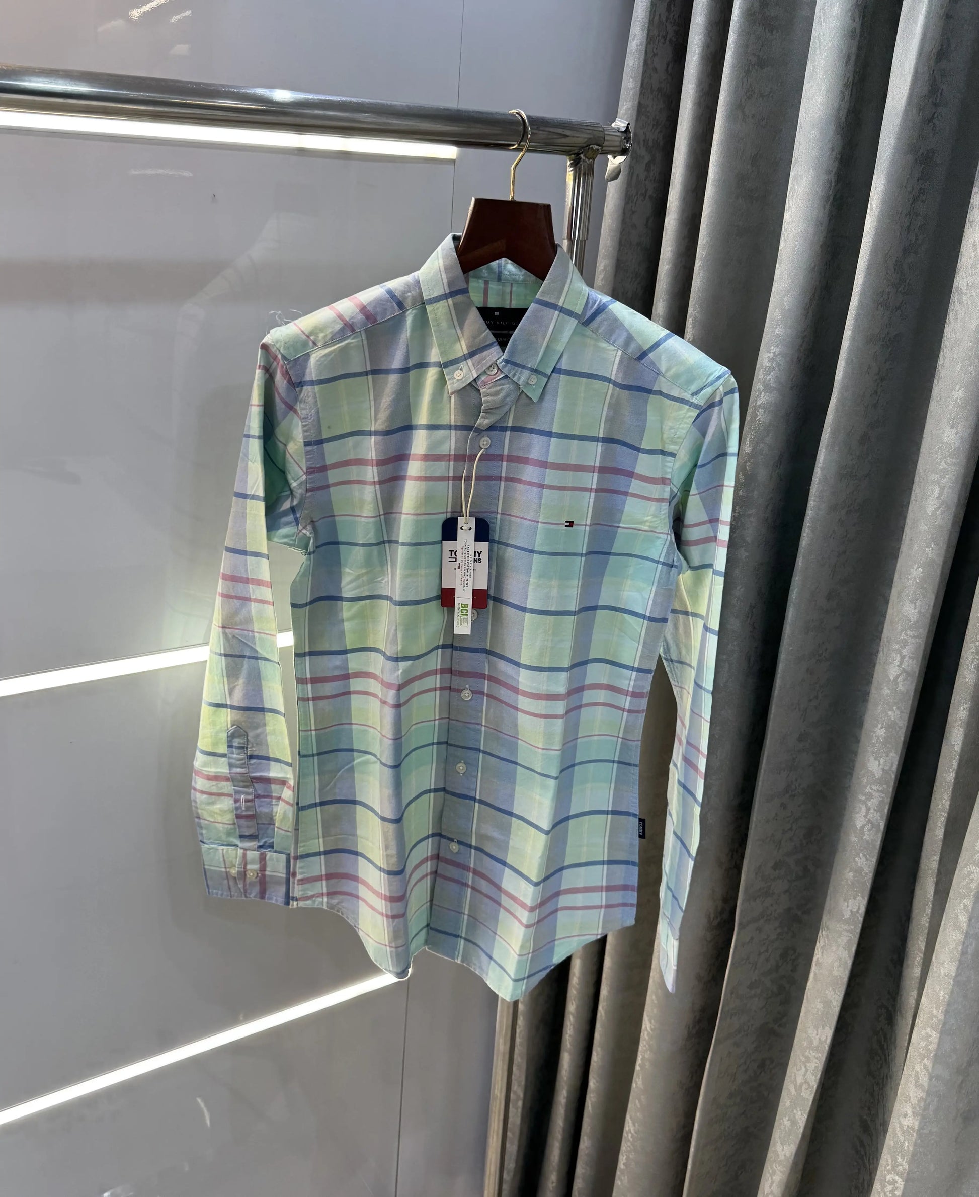 Tommy Hilfiger Green Oxford Premium Shirt
