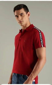 Tomm y Hilfiger Red Premium Polo T-shirt