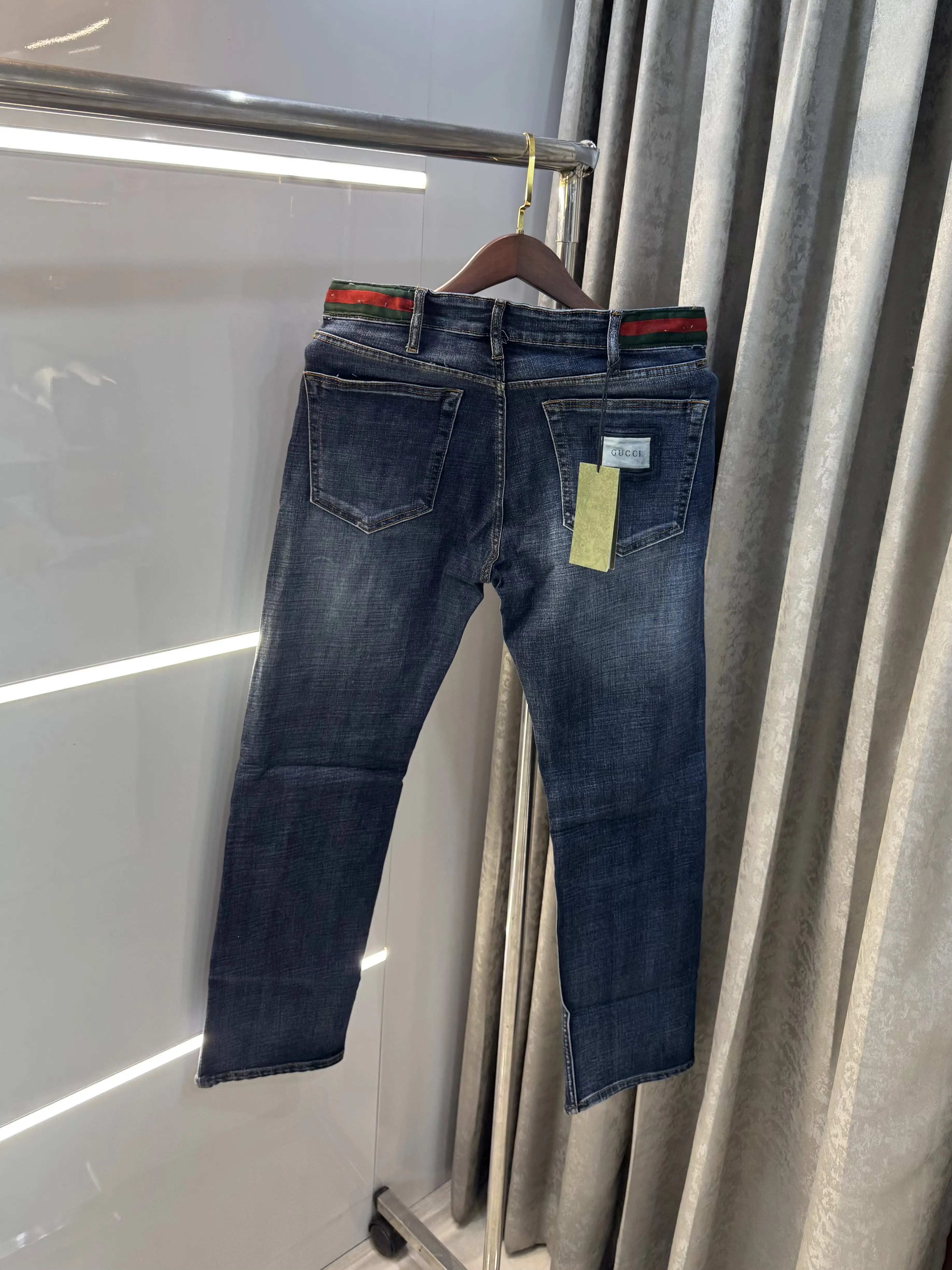 Gucc i Dark Blue Imported Premium Denim