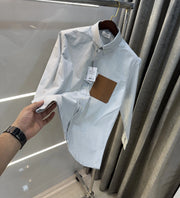 Loewe Grey Logo Patch Imported Shirt