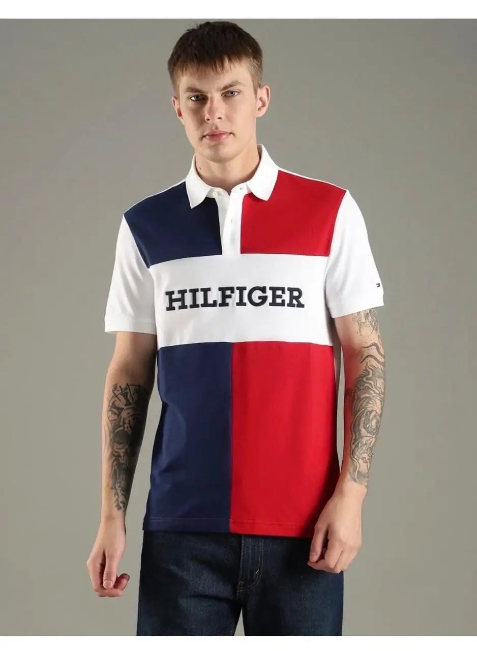 Tomm y Hilfiger White Premium Polo T-shirt