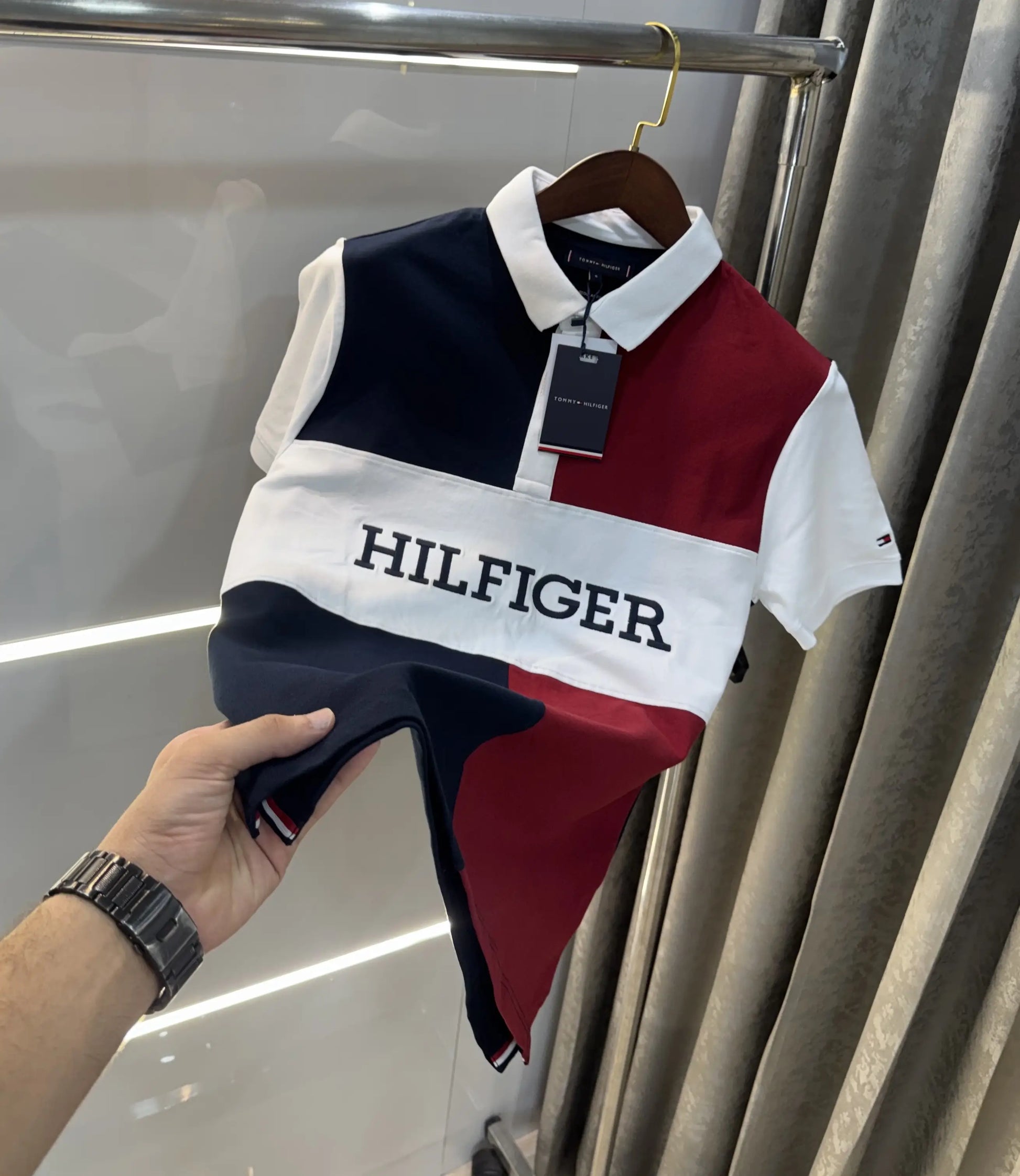 Tomm y Hilfiger White Premium Polo T-shirt