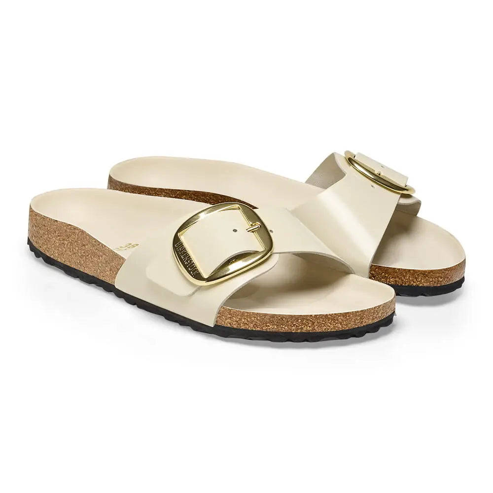 BIRKENSTOCK MADRID BIG BUCKLE CREAM/WHITE