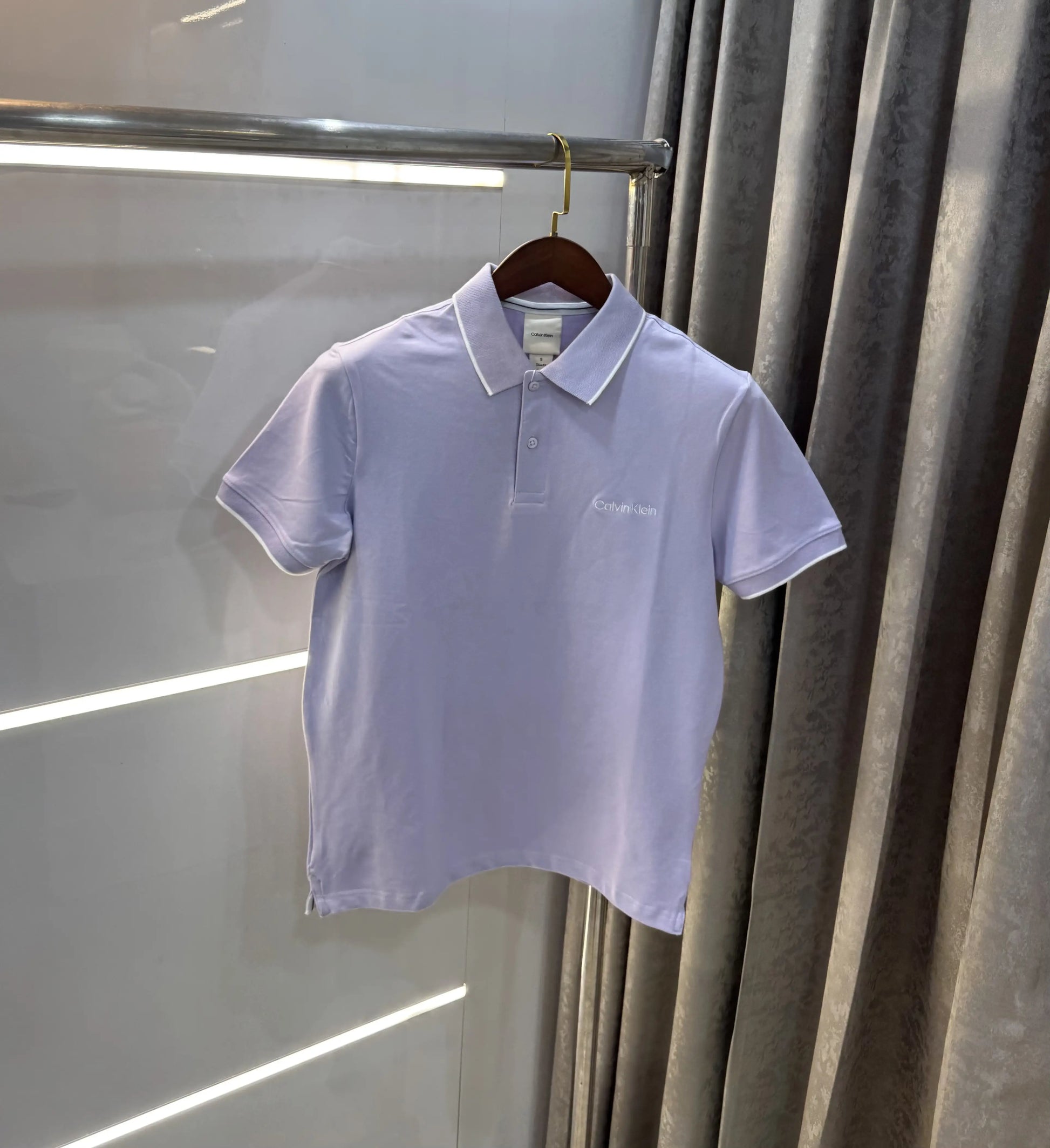 Calvin  Klein Purple Premium Polo T-Shirt