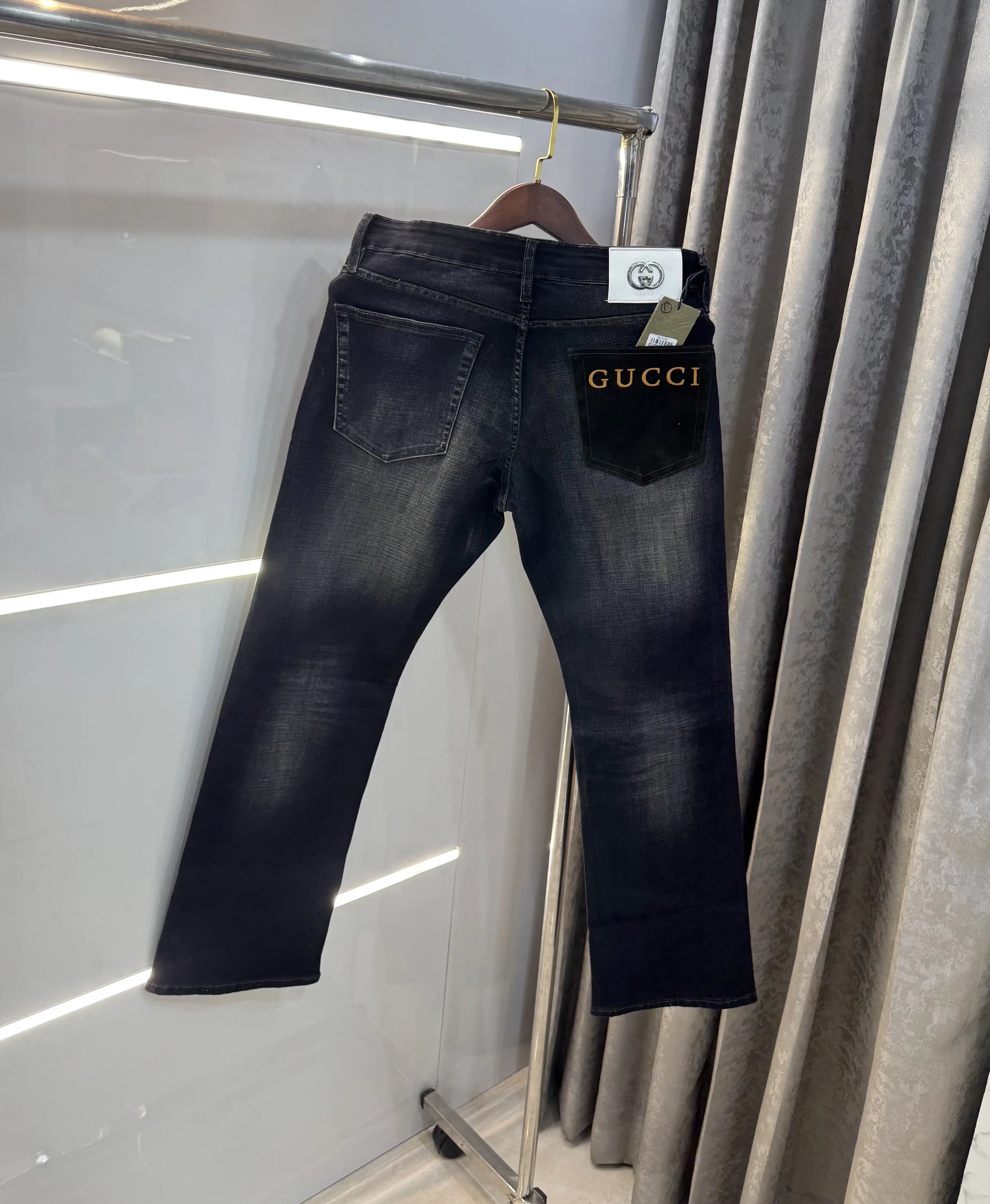  Gucc i carbon black Shade Imported Premium Denim