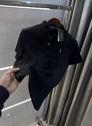 Ralph Lauren Black Premium Classic Polo T-Shirt