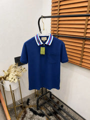 Gucc_i GG Collor Embroidered Imported Very Premium Polo T-shirt (DN 533)