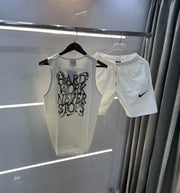 Nik e White Logo Work Premium Cord Set