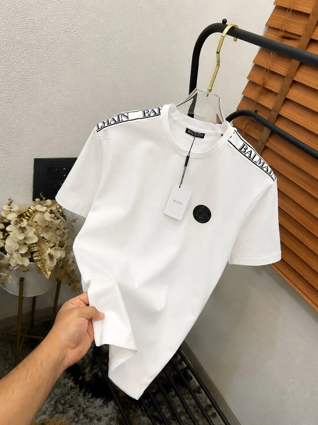 Balmai_n Paris Imported Very Premium Classic Round Neck T-shirt (DN 532)
