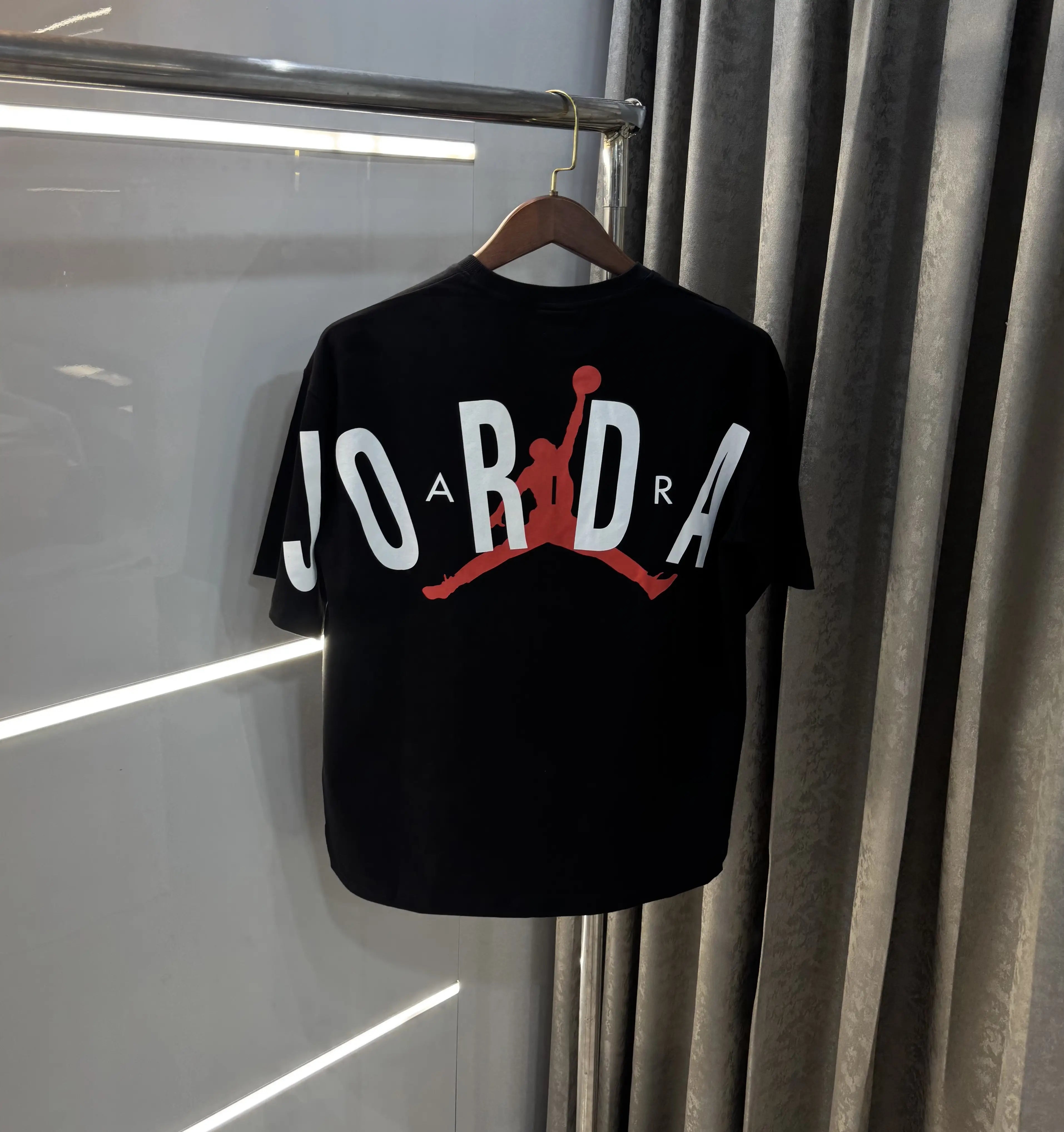 Air Jordan Black Back Print Imported Oversized T-Shirt