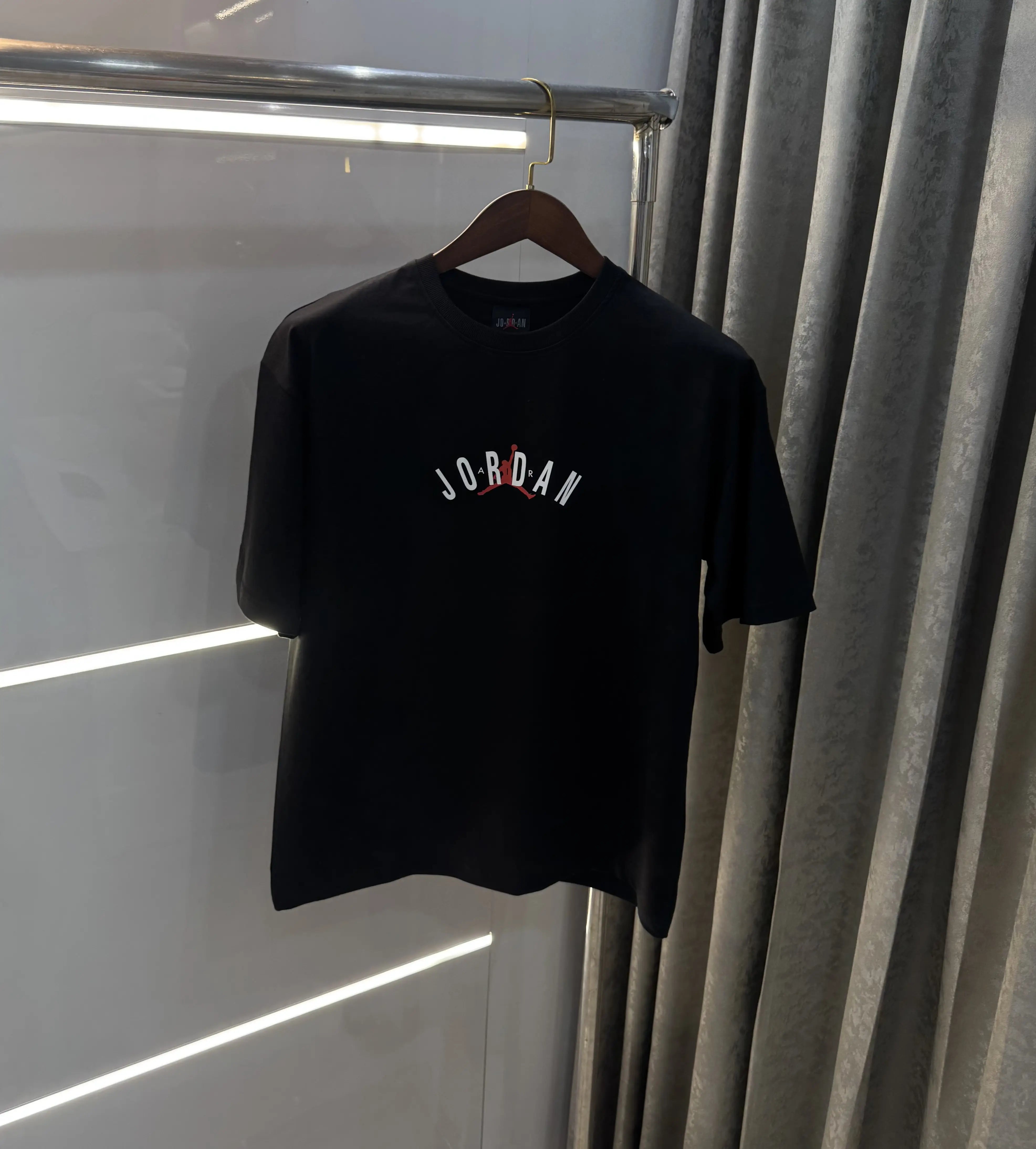 Air Jordan Black Back Print Imported Oversized T-Shirt
