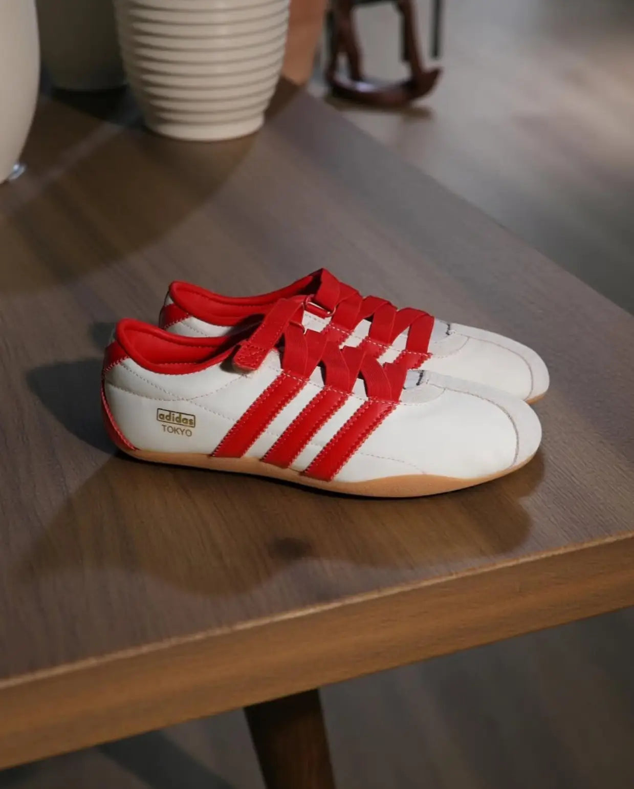 Adidas Tokyo Anfu Marry Jane Red White 421