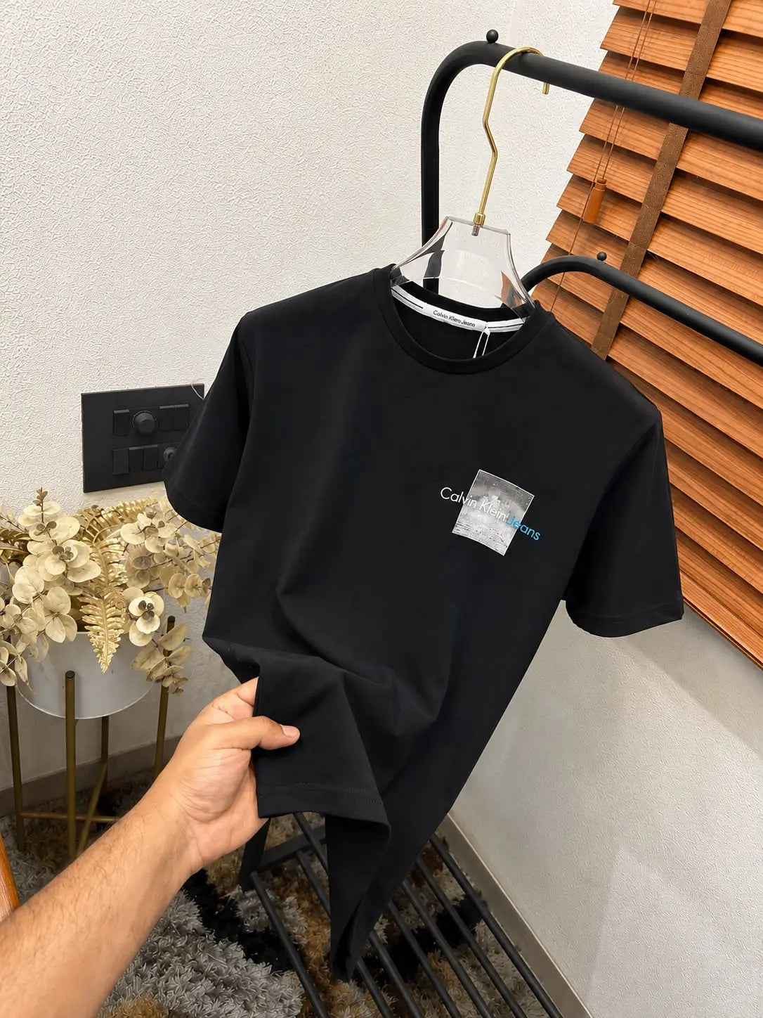 Calvin Klei_n Printed Premium Round Neck T-shirt (DN 531)