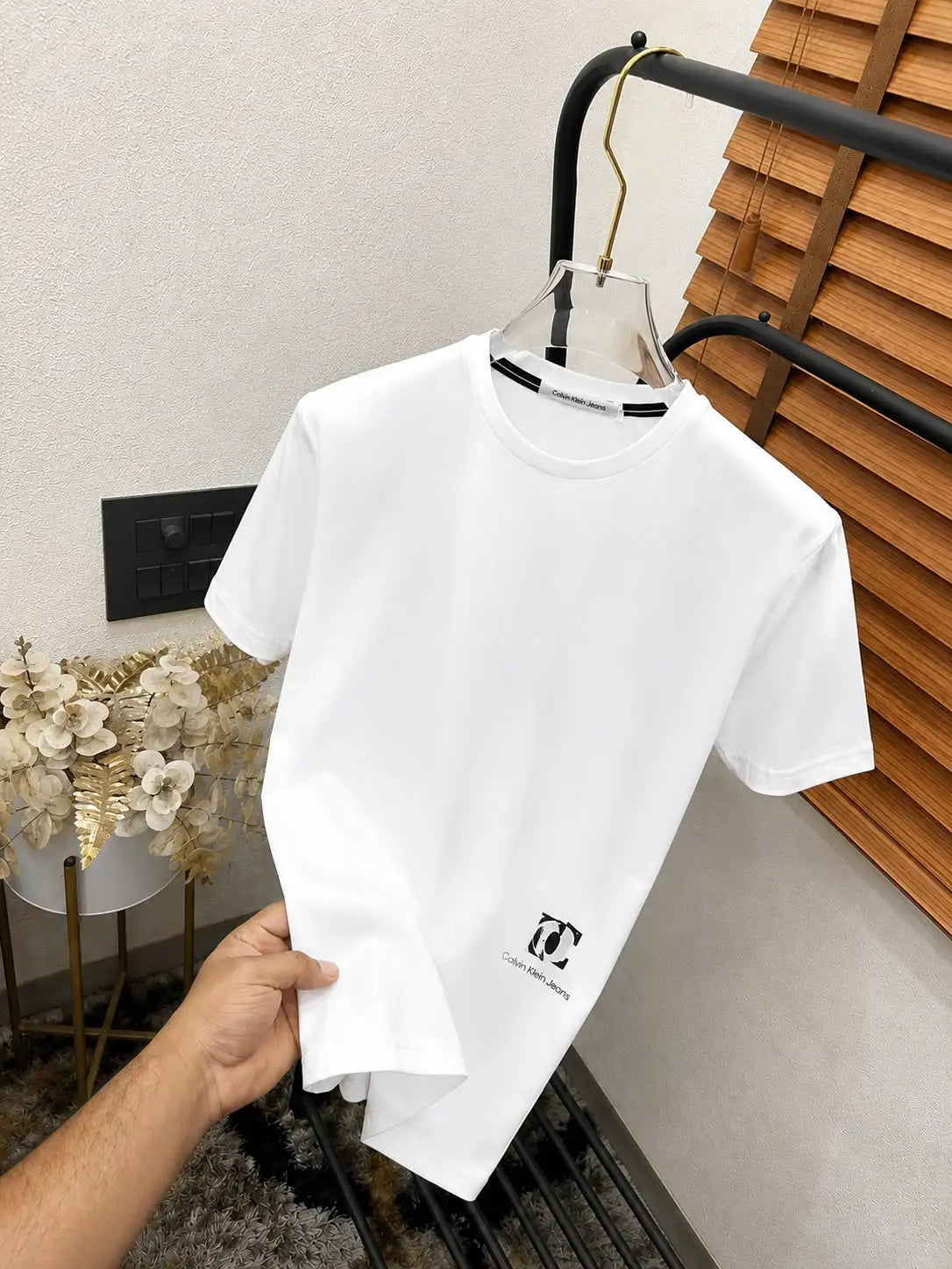Calvin Klei_n Printed Premium Round Neck T-shirt (DN 531)