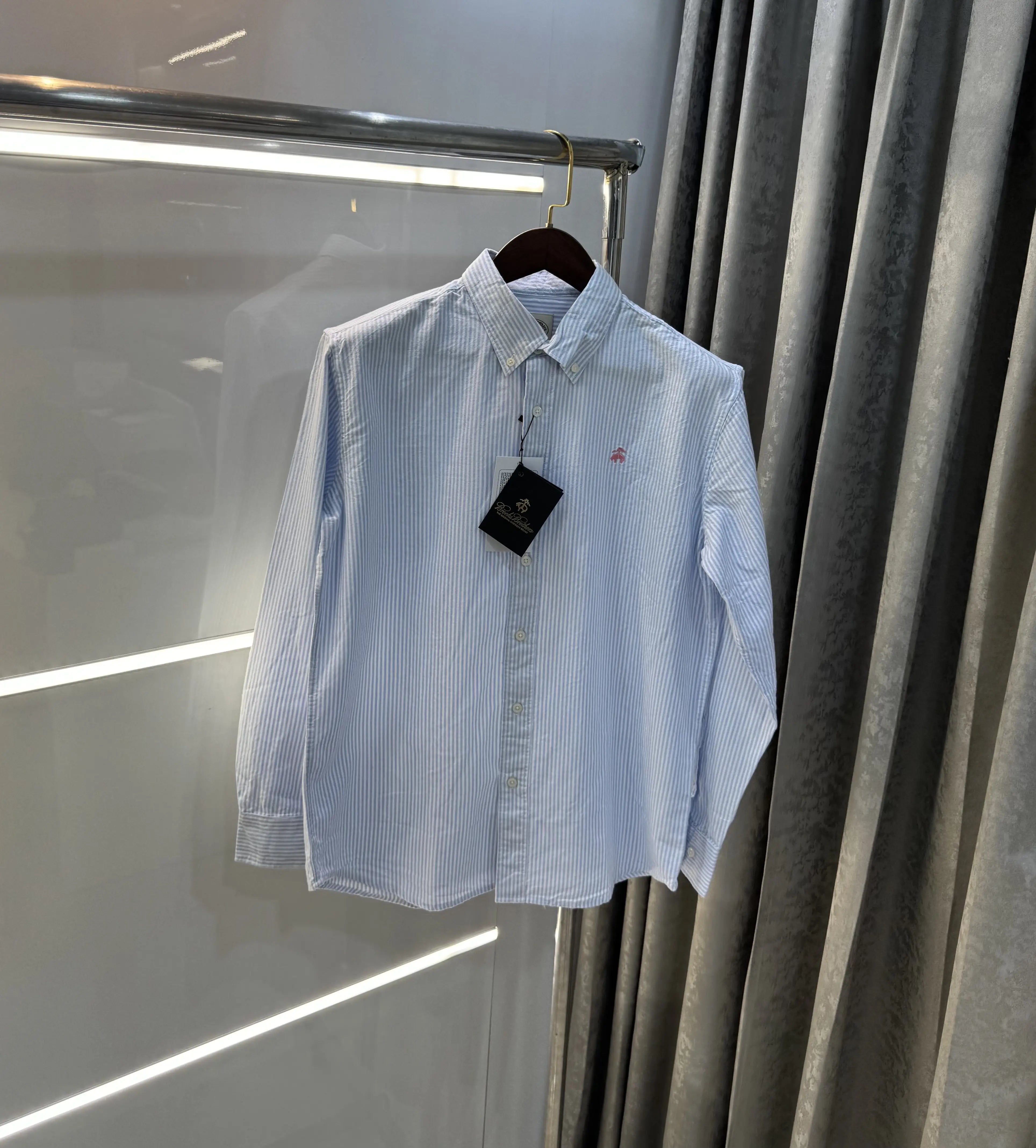 Brook s Brother Sky Blue new Oxford Premium Shirt