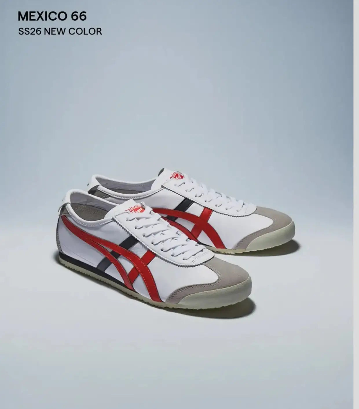 Onitsuka Tiger Mexico 66 white Classic Red (426