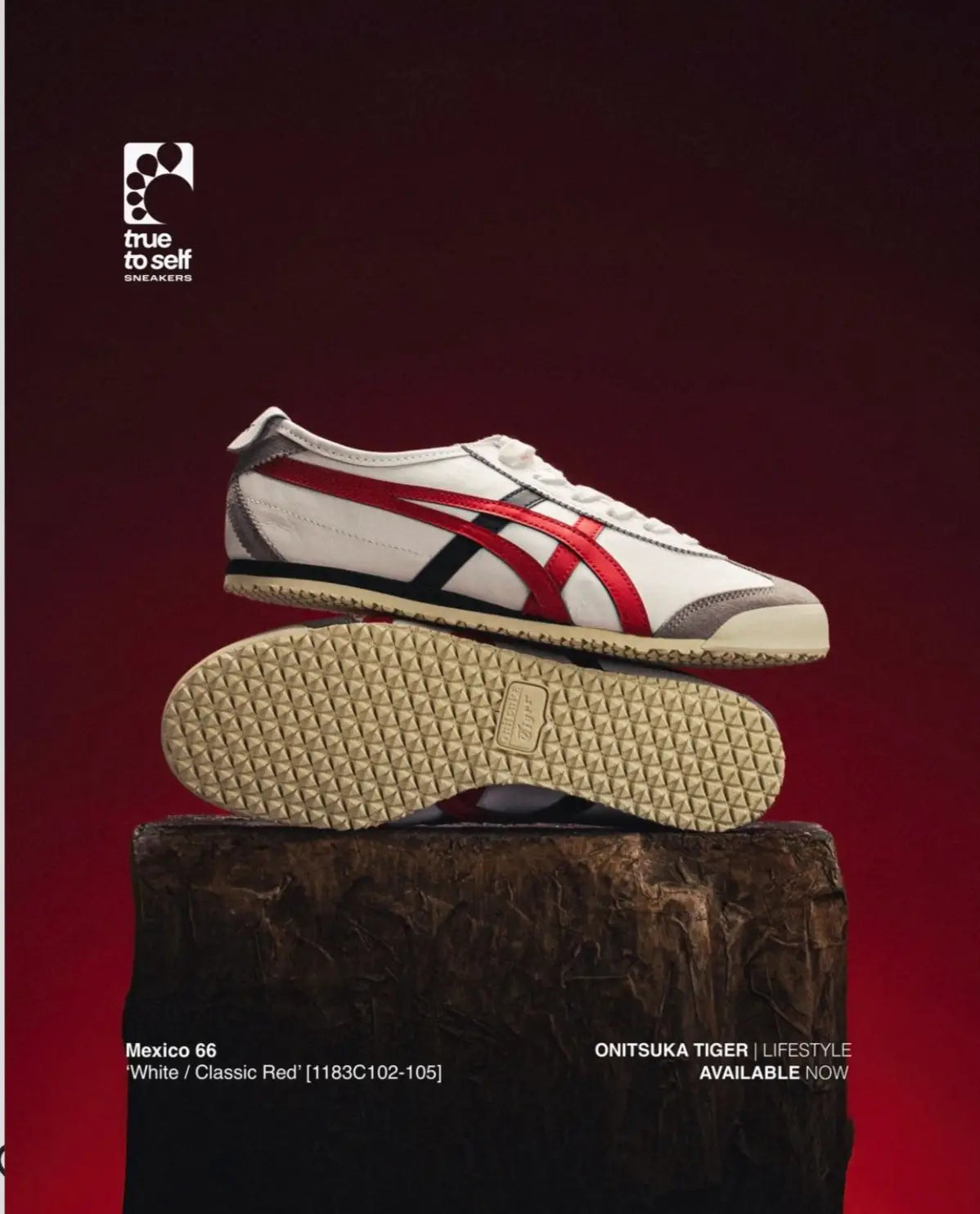 Onitsuka Tiger Mexico 66 white Classic Red (426