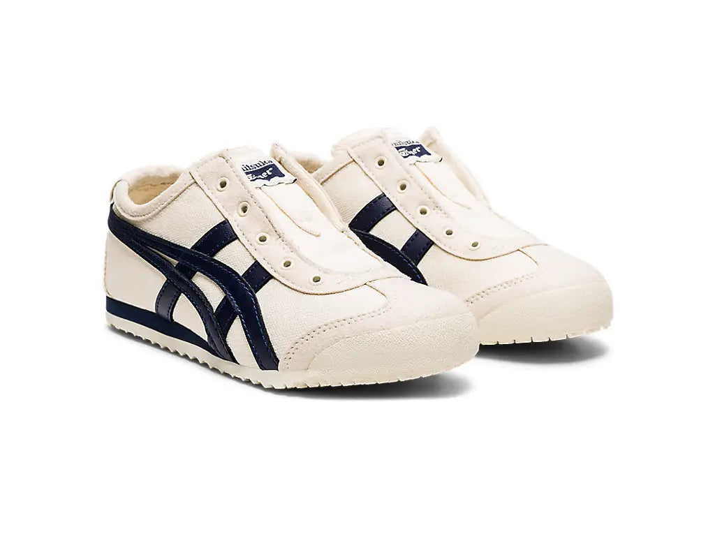 ONITSUKA TIGER MEXICO 66 CREAM BLUE SLIP ON
