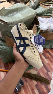 ONITSUKA TIGER MEXICO 66 CREAM BLUE SLIP ON