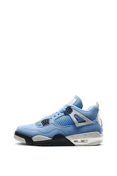 AIR JORDAN RETRO 4 UNIVERSITY BLUE WITH KEYCHAIN