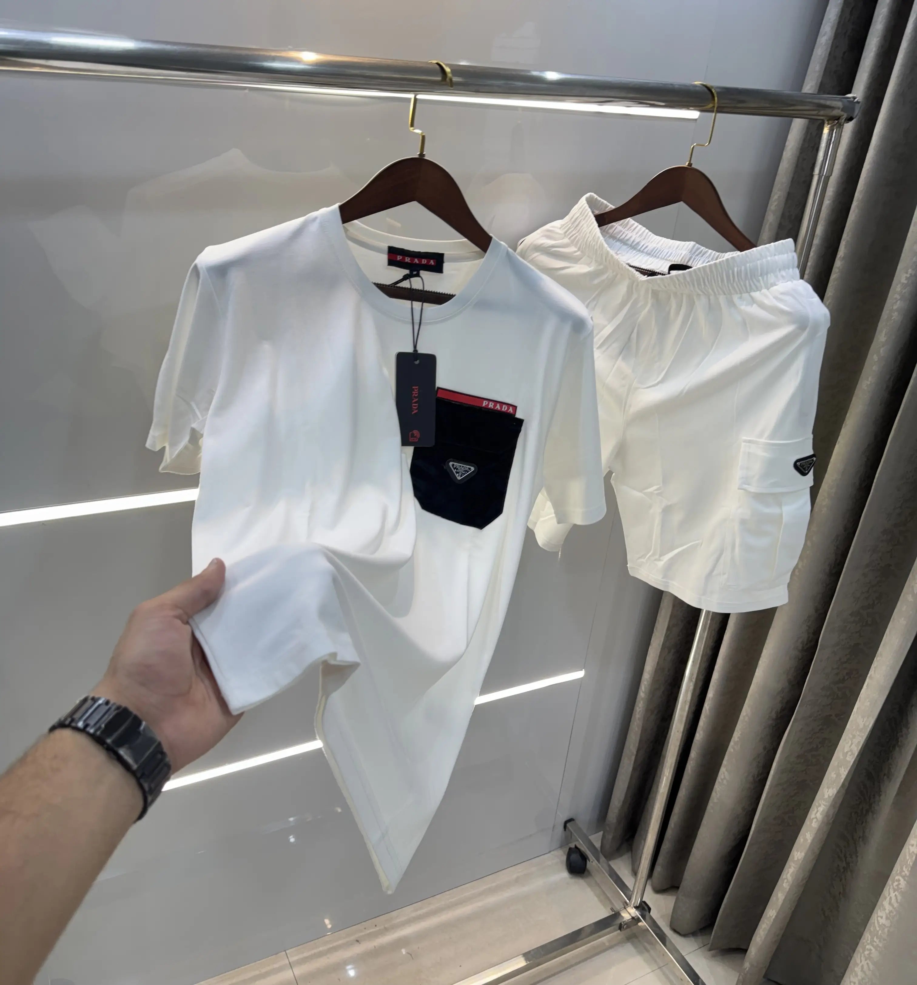 Prad a Milano White Logo Work Premium Cord Set