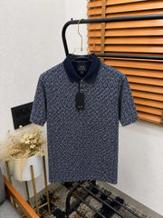 Arman_i E-Xchange All Over Monogr_am Printed Imported Premium Polo T-shirt (DN 524)