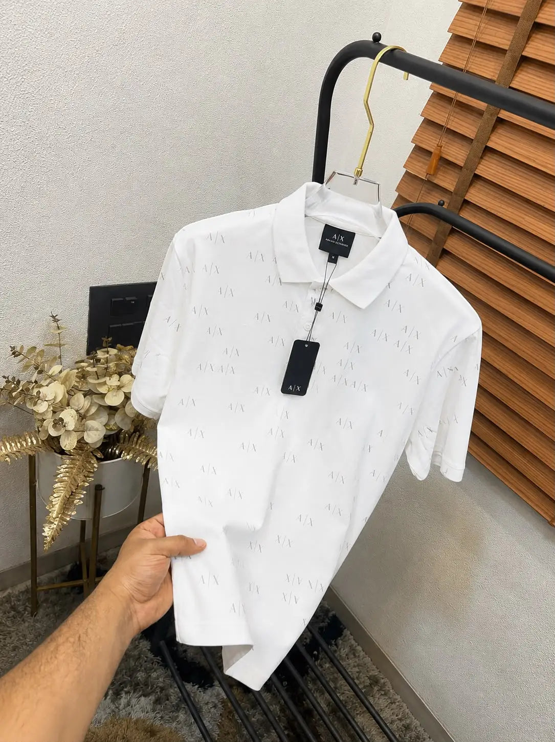 Arman_i Exchange All Over AX Printed Imported Premium Polo T-shirt (DN 524)