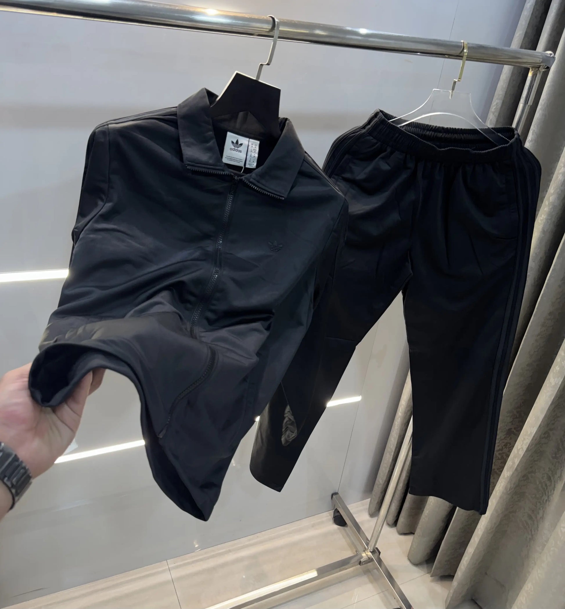 Adida s Black Logo Work Premium Tracksuit