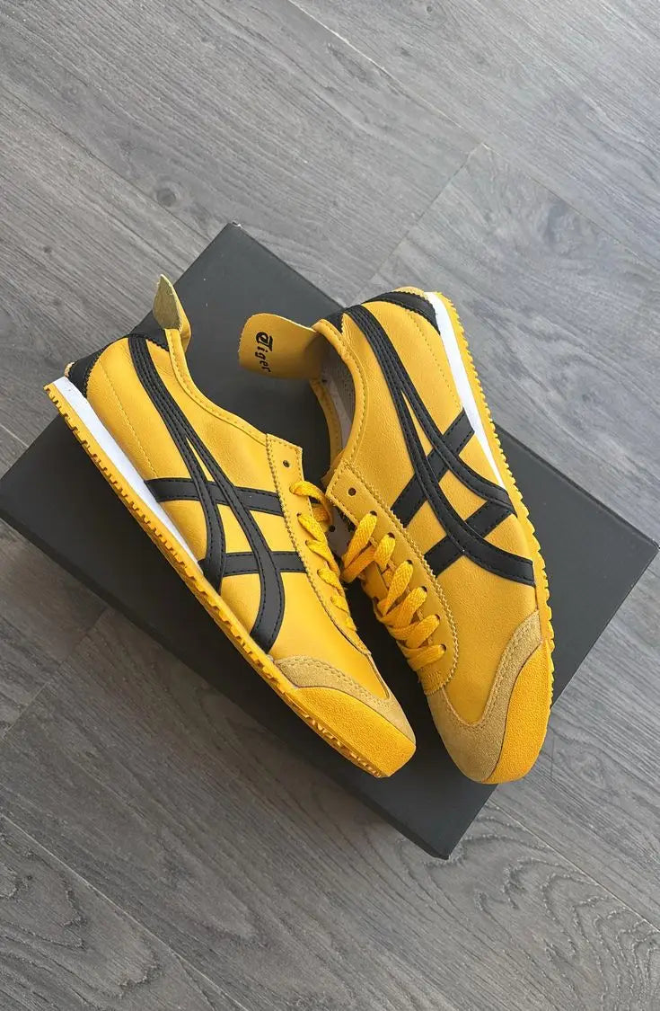 Onitsuk a Tiger MEXICO 66 Yellow Black 1st Leather Quality Fixx