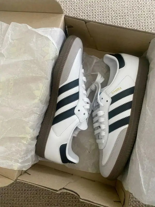 Adida s Samba OG Trainer white cloud Men Heavy Quality fix