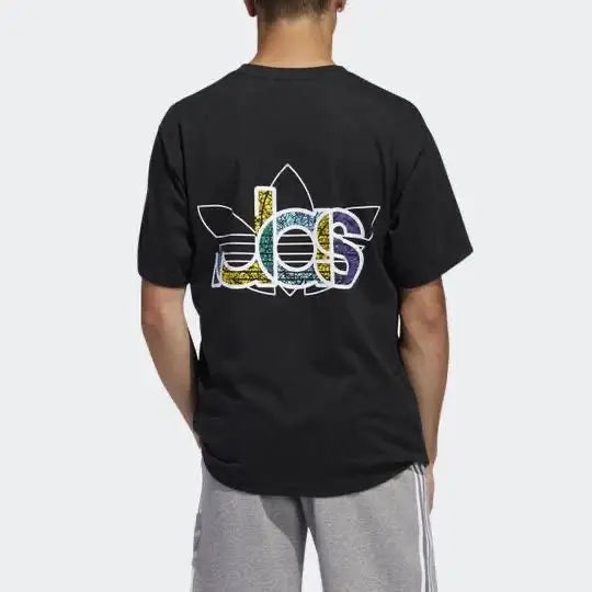 Adidas Black Printed Premium Classic T-Shirt