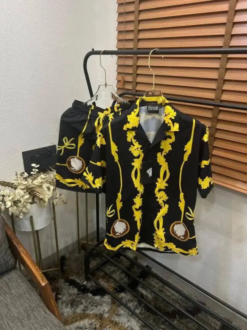 Versac_e Couture Imported Printed Extra Premium Cord Set (DN 523)