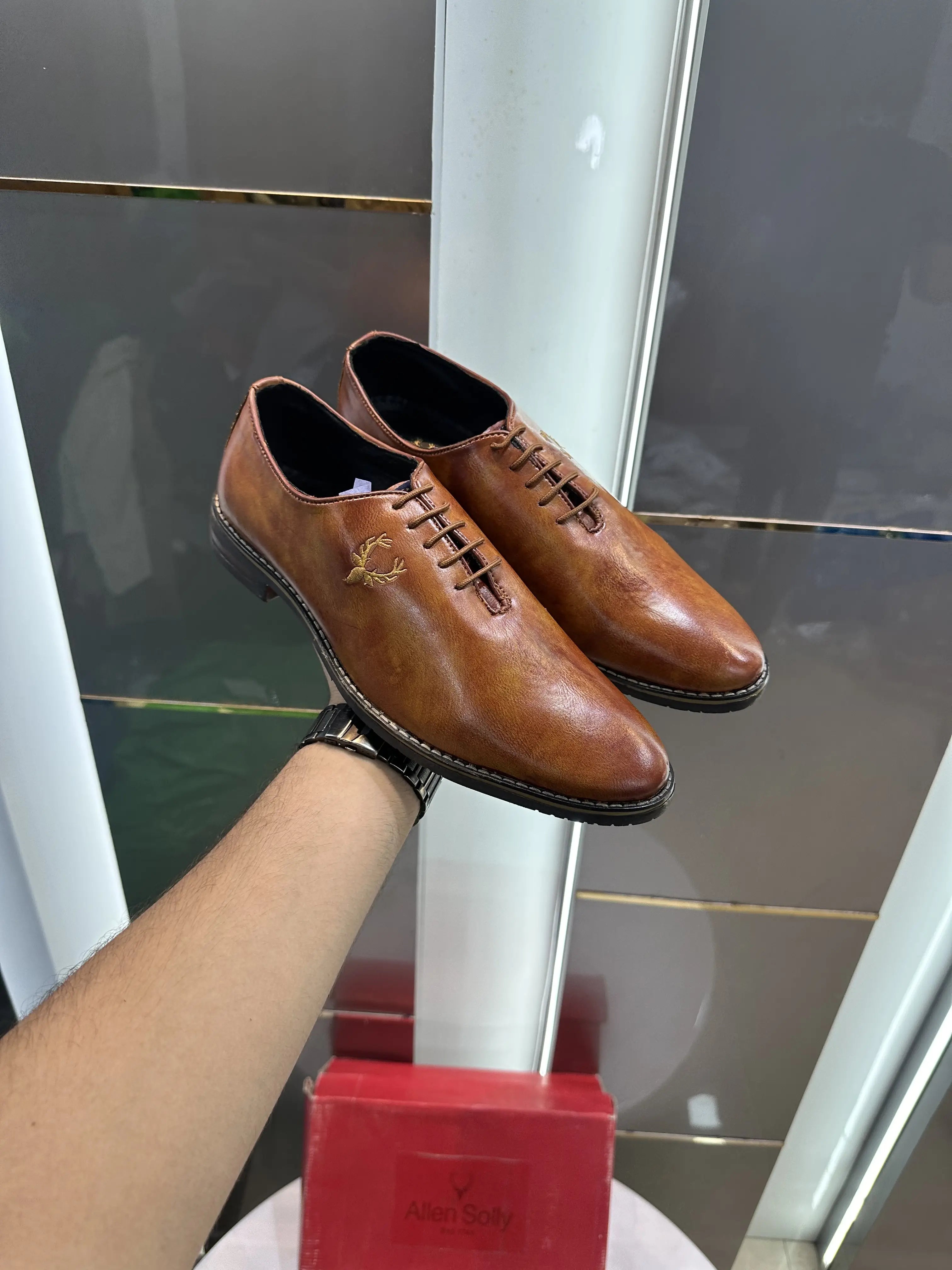 Allen_Solly Premium Leather Shoes